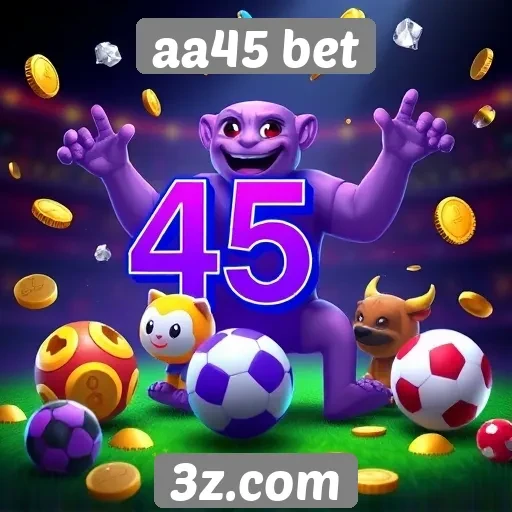 Variedade de jogos disponíveis no aa45 bet